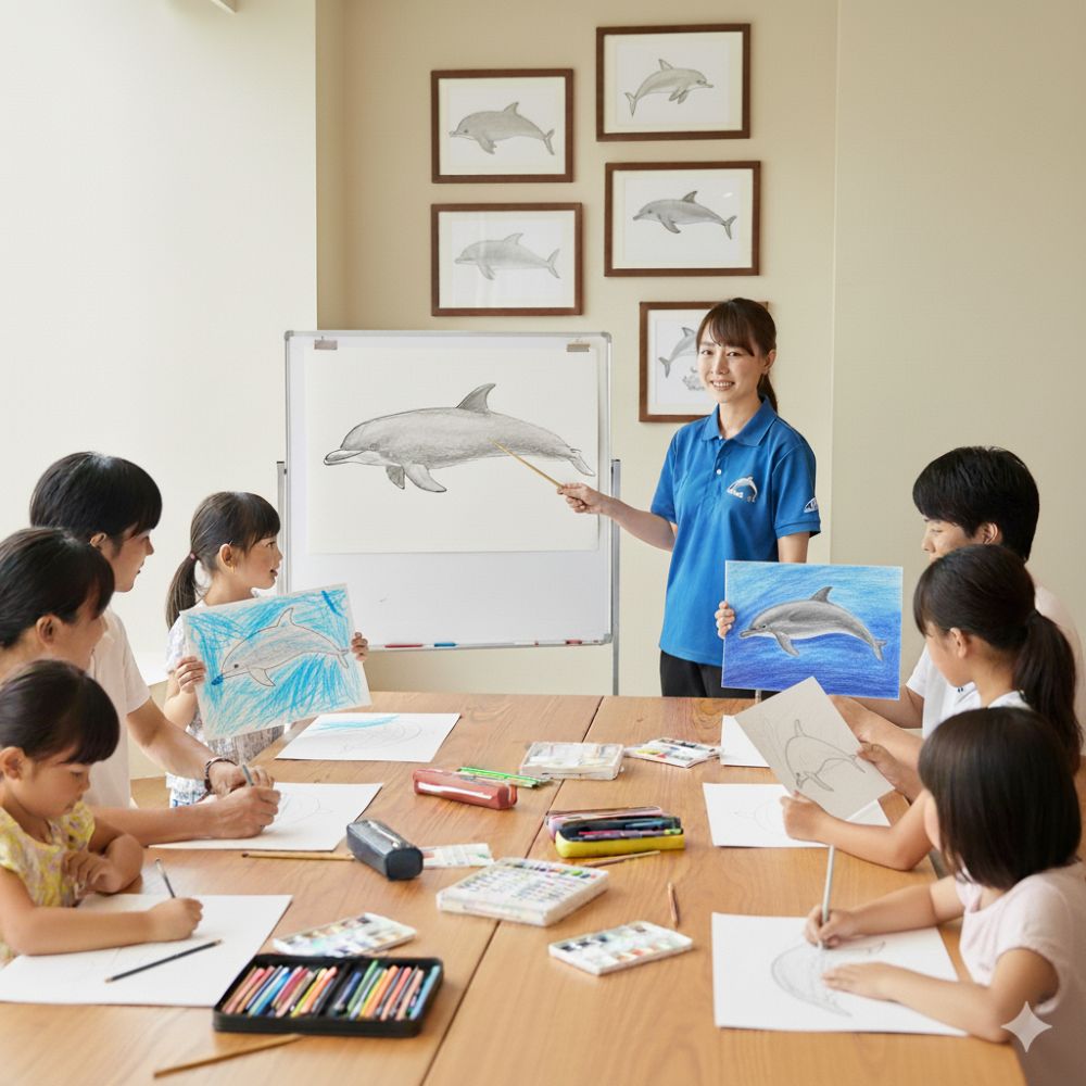 イルカスケッチ