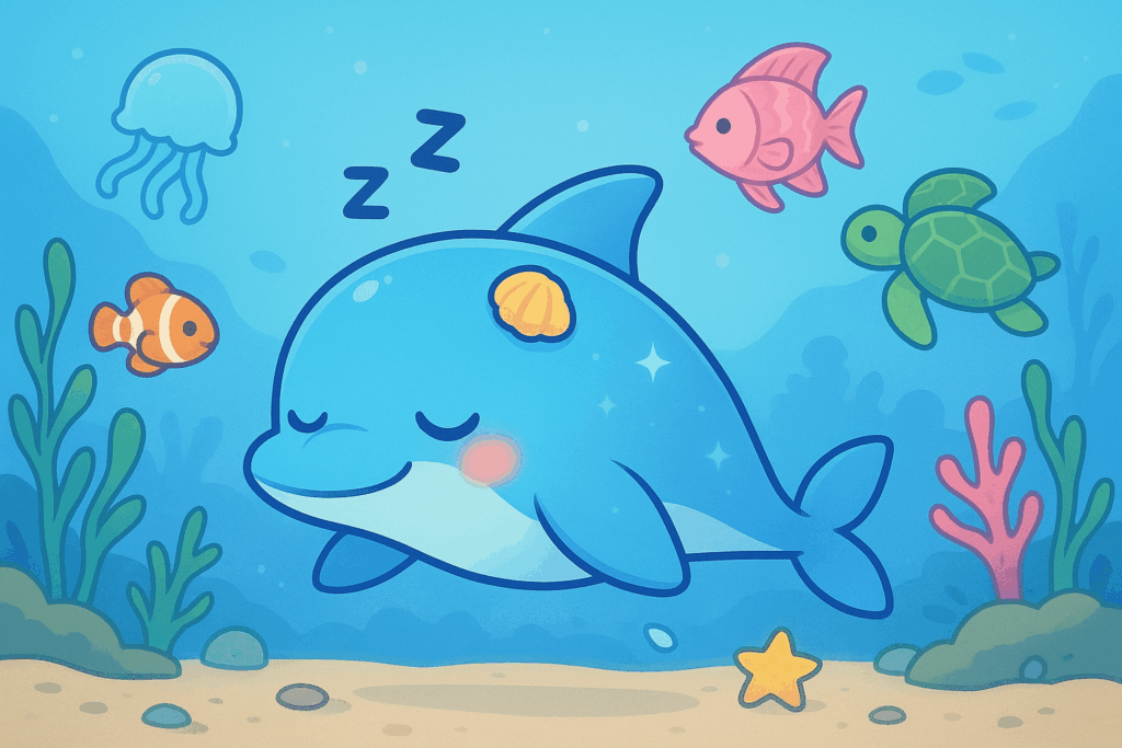 ミナト寝ながら泳ぐ説明